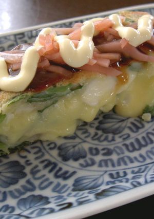 野菜たっぷり!ヘルシーなお好み焼き-レシピのメイン写真