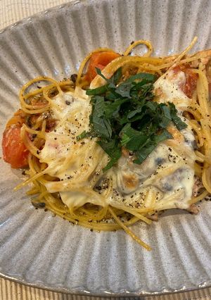 高タンパク低GI値！サバ缶チーズパスタ-レシピのメイン写真