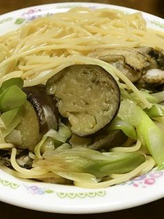牡蠣の和風だしスパゲティ-レシピのメイン写真