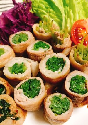 豆苗の肉巻き-レシピのメイン写真