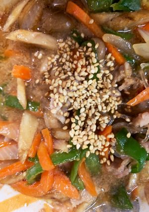 全てレンジゴボウ春雨のほも弁肉野菜炒め煮-レシピのメイン写真