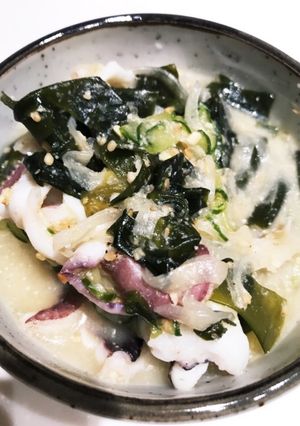 イカの酢味噌和え-レシピのメイン写真
