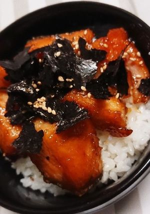 鮭の甘辛丼♡-レシピのメイン写真