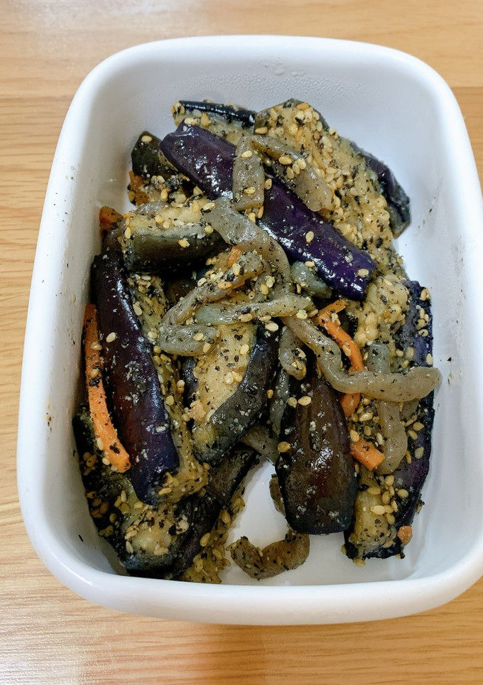 なすと蒟蒻の胡麻和え-レシピのメイン写真