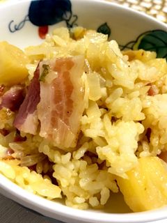 カレーうどんの粉末スープ救済ピラフ-レシピのメイン写真