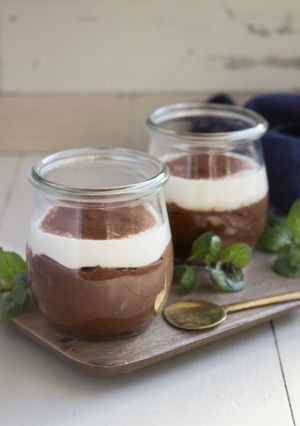 材料4つで簡単手軽に♪チーズチョコムース-レシピのメイン写真