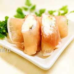A picture of 無花果クリームの生ハム巻き.