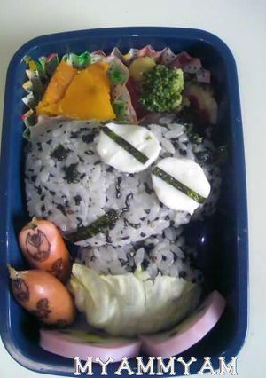 キャラ弁 d(ﾟｰﾟ*) ぱんくろう-レシピのメイン写真