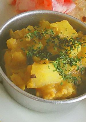 白いんげん豆とじゃが芋のカレー-レシピのメイン写真
