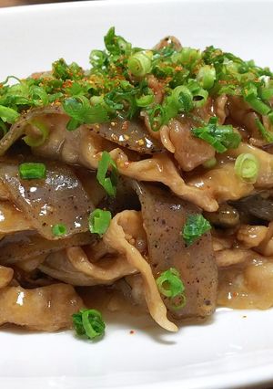 豚バラと こんにゃく の照り炒め-レシピのメイン写真