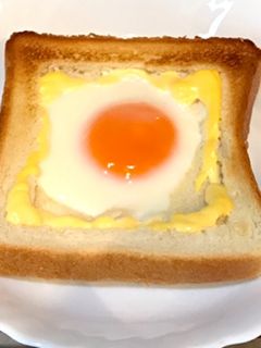 目玉焼きトースト IH魚焼きグリル-レシピのメイン写真
