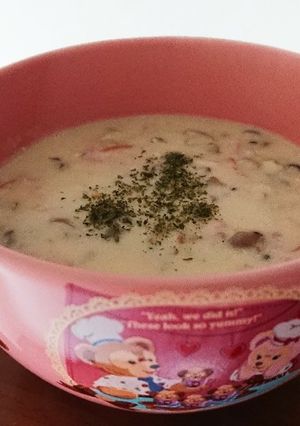 レンジで簡単！濃厚きのこチャウダー☆-レシピのメイン写真