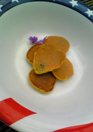 ふわ♡もち☆かぼちゃSOYパンケーキ-レシピのメイン写真