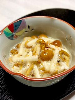 長芋となめこの酢の物-レシピのメイン写真