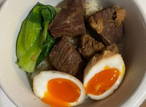 激うま！牛バラブロックで作る牛角煮丼　-レシピのメイン写真
