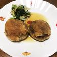 鯖缶でおろしさばバーグ☆