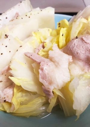 超簡単！白ダシの白菜と豚バラミルフィーユ-レシピのメイン写真