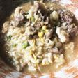 簡単☆すき焼きの余りで雑炊
