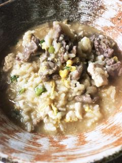 簡単☆すき焼きの余りで雑炊-レシピのメイン写真