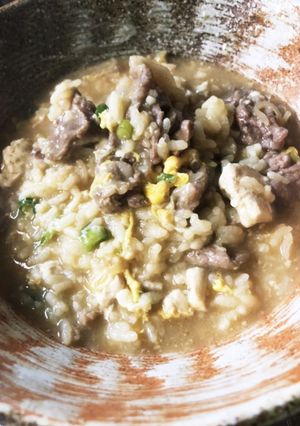 簡単☆すき焼きの余りで雑炊-レシピのメイン写真