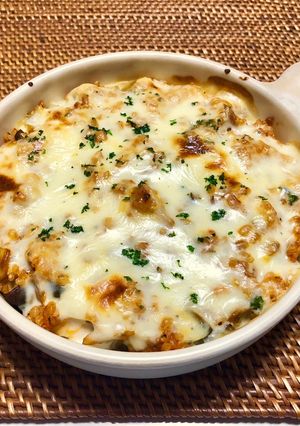 チキンライス入り♪ホワイトソースのドリア-レシピのメイン写真