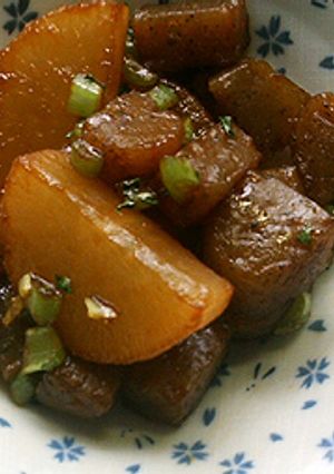 茹で大根とコンニャクのステーキ風-レシピのメイン写真
