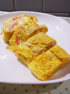 簡単!カニ玉風卵焼き-レシピのメイン写真