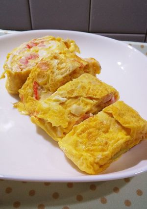 簡単！カニ玉風卵焼き-レシピのメイン写真