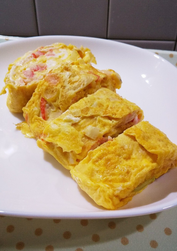 簡単！カニ玉風卵焼き-レシピのメイン写真