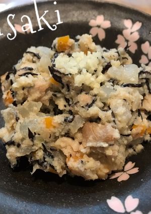 鶏肉とひじきの卯の花(おから)☆-レシピのメイン写真
