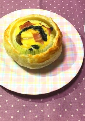 玉ねぎまるごとキッシュ-レシピのメイン写真