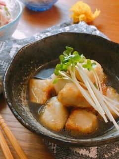 ねっとり美味しい♡里芋の揚げ出し-レシピのメイン写真