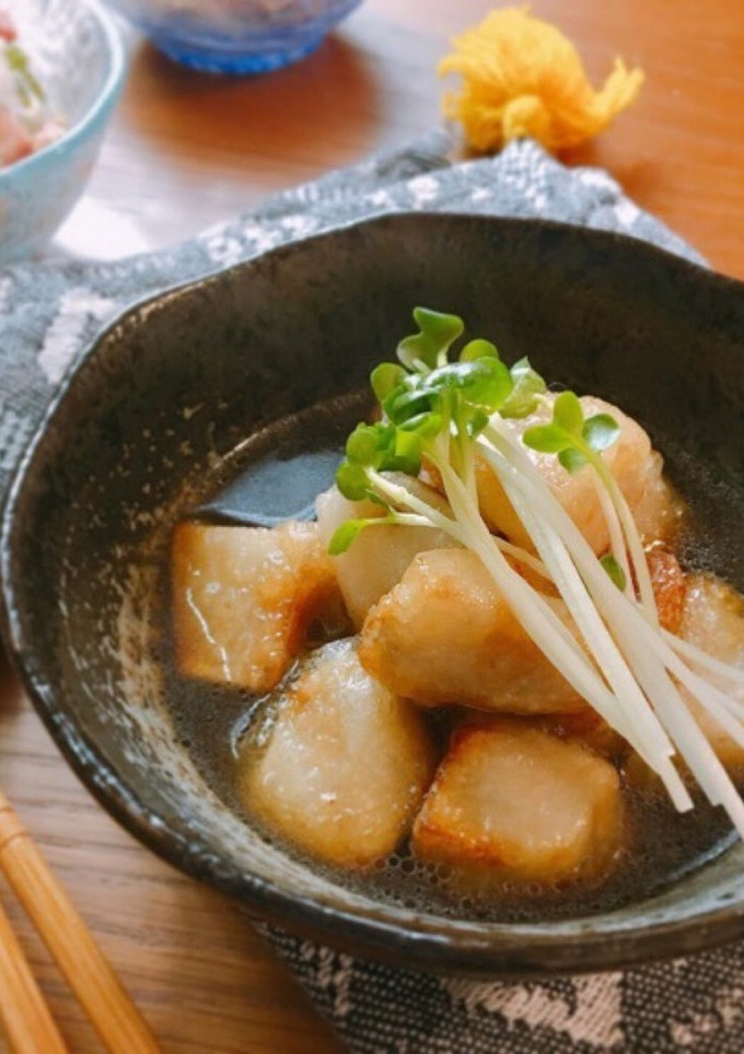 ねっとり美味しい♡里芋の揚げ出し-レシピのメイン写真