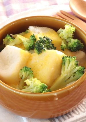 介護食　らくらく食パンのオムレツ風-レシピのメイン写真