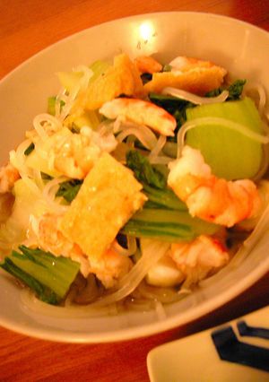 春雨とチンゲン菜の冷たいおひたし-レシピのメイン写真