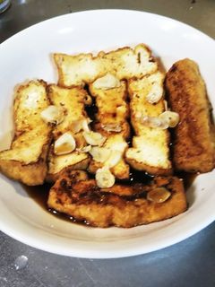 厚揚げにんにくのせ、たっぷりポン酢-レシピのメイン写真