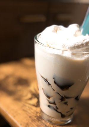 業務スーパー コーヒーゼリーでカフェオレ-レシピのメイン写真