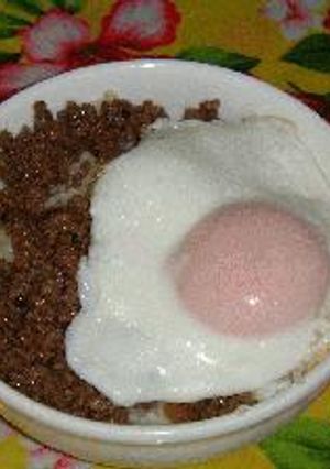 挽肉バジルご飯-レシピのメイン写真