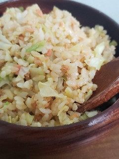 鮭とキャベツのニンニク風味チャーハン!-レシピのメイン写真