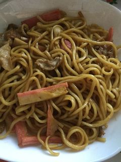豚肉とすまきの焼きそば-レシピのメイン写真