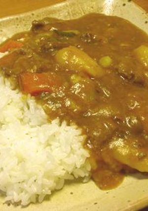 夏野菜いっぱいのスジ肉カレー*圧力鍋で*-レシピのメイン写真