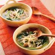きのこと小松菜のしょうがホットスープ