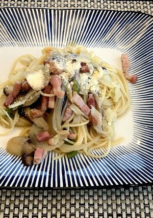 簡単^ ^野菜とベーコンのパスタ-レシピのメイン写真