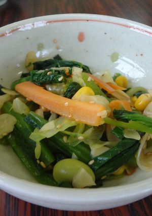 学校給食♪小松菜サラダ-レシピのメイン写真