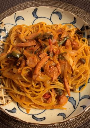 ホットクックdeかんたんナポリタン-レシピのメイン写真