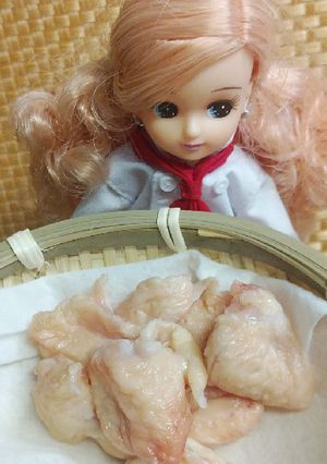 リカちゃん♡ぼんじり(下拵え)食育視点で-レシピのメイン写真