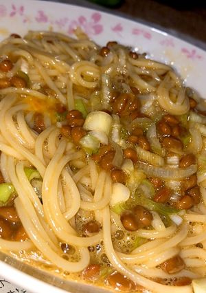 超簡単☆納豆パスタ-レシピのメイン写真