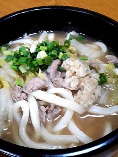 豚こまと白菜のあんかけうどん-レシピのメイン写真