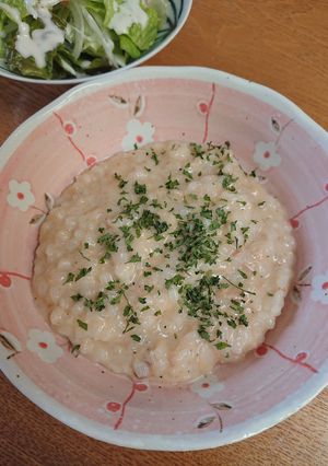 【一人飯】ツナとチーズのリゾット-レシピのメイン写真