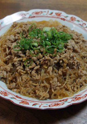 ピリ辛肉春雨-レシピのメイン写真
